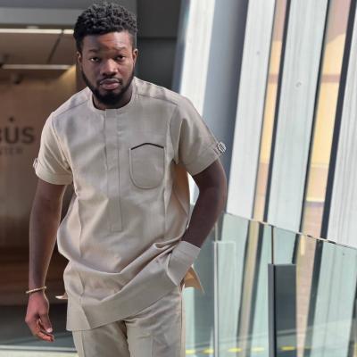 Simple Cream Kaftan