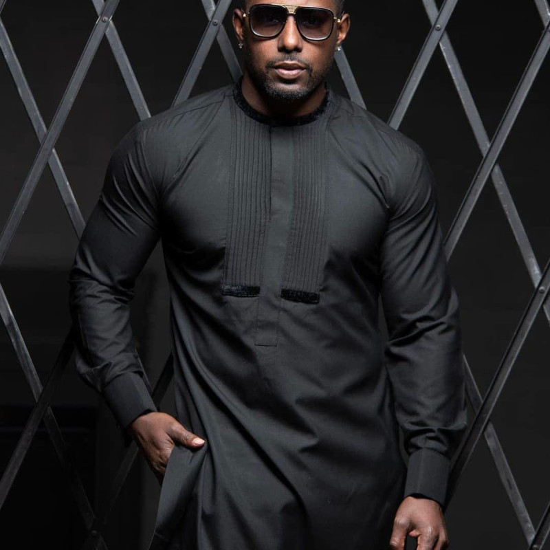 All Black Kaftan