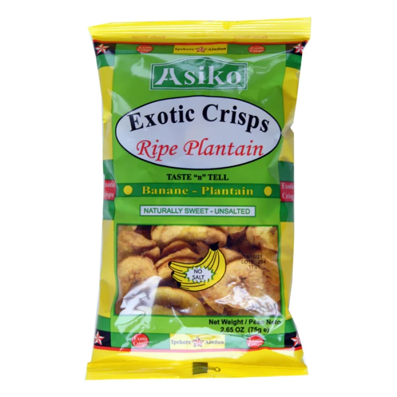 Asiko Ripe Plantain W/o Salt