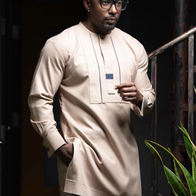 Brown Long sleeve Kaftan